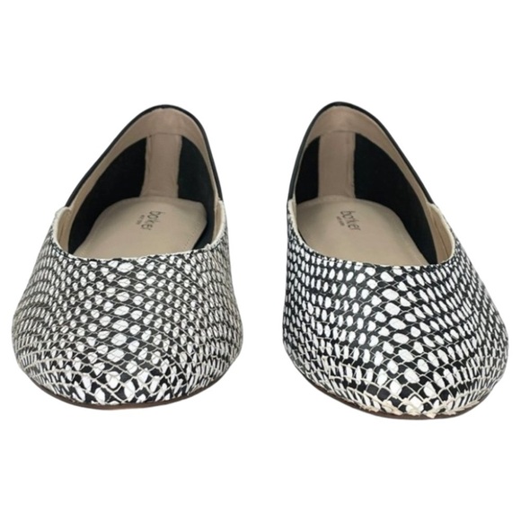 Botkier Britt Womens Flats 7.5M Leather Snake Print Slip On - Picture 6 of 15